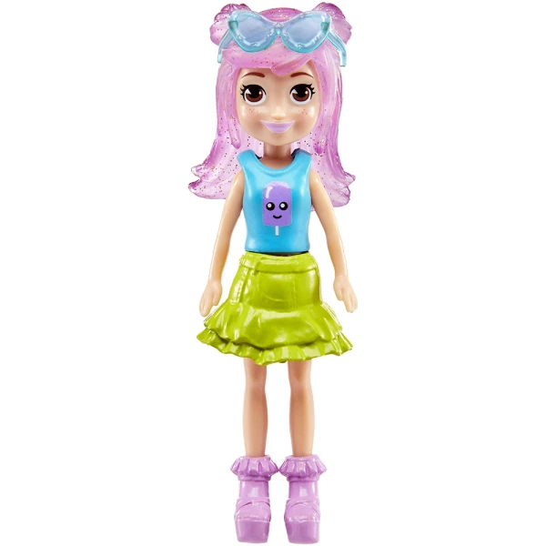 POLLY POCKET NEW DOLL WITH FASHION MINI PACK AZURE BLOUSE
