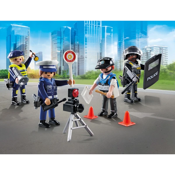 PLAYMOBIL ACTION HEROES POLICE FIGURES SET