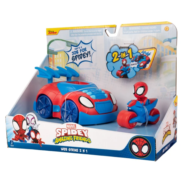 SPIDEY AND HIS AMAZING FRIENDS ΟΧΗΜΑ SPIDEY 15 εκ. 2 ΣΕ 1