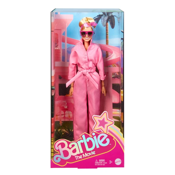 COLLECTIBLE DOLL BARBIE MOVIE PINK BOILER SUIT