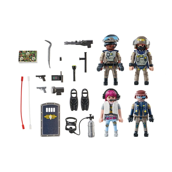 PLAYMOBIL CITY ACTION TACTICAL UNIT - FIGURE SET