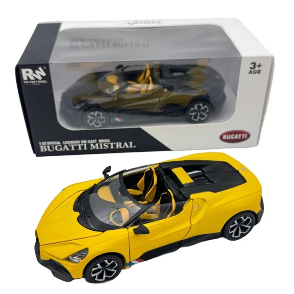 RW DIE-CAST ΑΥΤΟΚΙΝΗΤΟ 1:32 BUGGATI MISTRAL