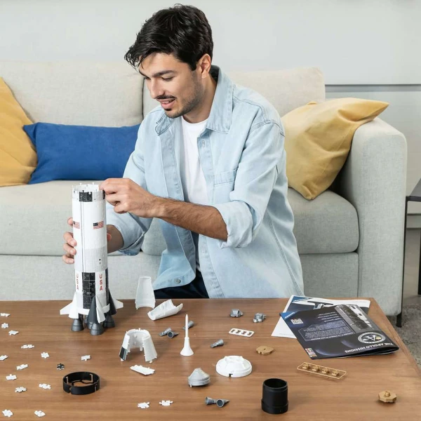 RAVENSBURGER 3D ΠΑΖΛ 432 τεμ. ΠΥΡΑΥΛΟΣ APOLLO SATURN V