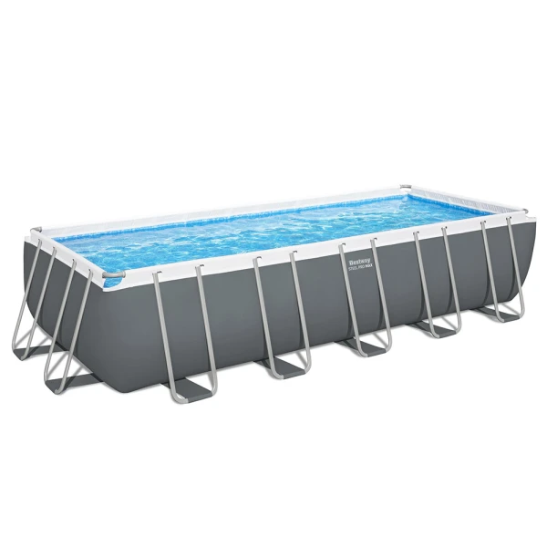 BESTWAY RACTANGULAR POOL STEEL PRO MAX 640X274X132 cm