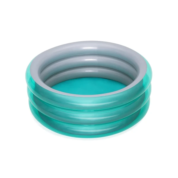 BESTWAY 150Χ53 cm BIG METALLIC 3-RINGS POOL