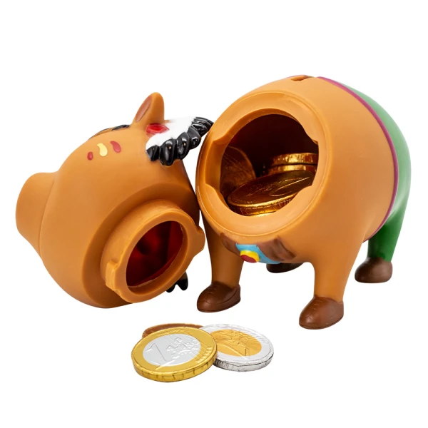 LILALU ΚΟΥΜΠΑΡΑΣ PIGGY INDIAN CHIEF