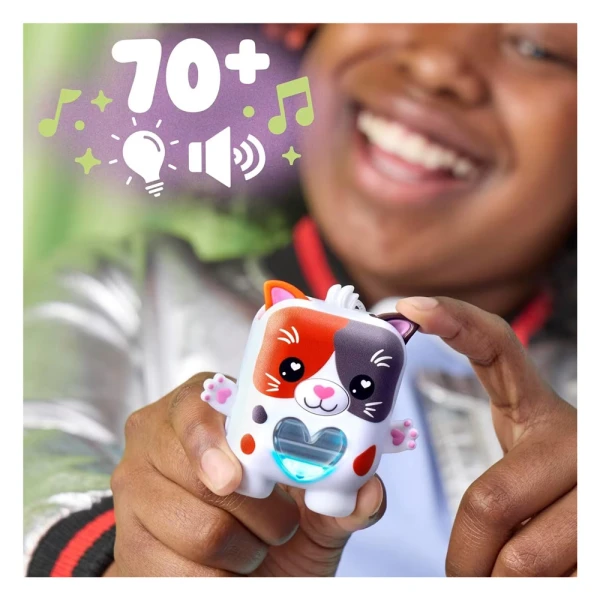 NANO-MALS ELECTRONIC FIDGET PET - PURRNELOPE THE CALICO KITTY