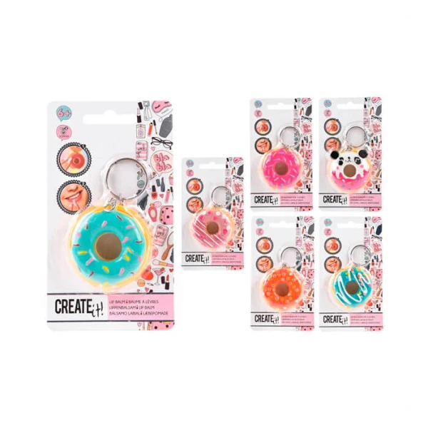 CREATE IT DONUT LIP BALM - 6 COLOURS