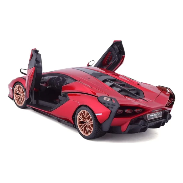 BBURAGO 1:24 LAMBORGHINI SIAN FKP37 RED