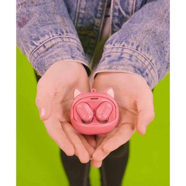 SQUISHMALLOWS FACE-CHANGE ΑΣΥΡΜΑΤΑ ΠΑΙΔΙΚΑ ΑΚΟΥΣΤΙΚΑ TWS EARBUDS - FIFI THE FOX