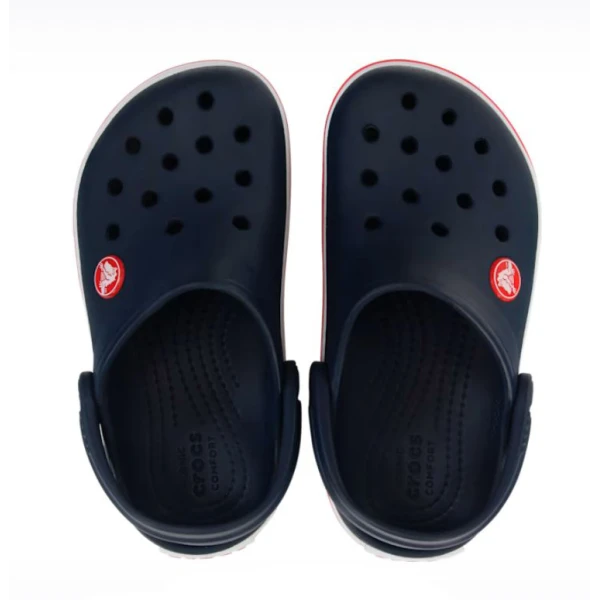 CROCS CROCBAND CLOG T NAVY/RED
