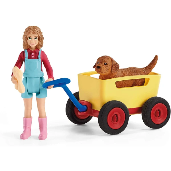 ΜΙΝΙΑΤΟΥΡΕΣ SCHLEICH ΚΟΥΤΑΒΙ ΜΕ ΚΑΡΟΤΣΙ ΜΕΤΑΦΟΡΑΣ