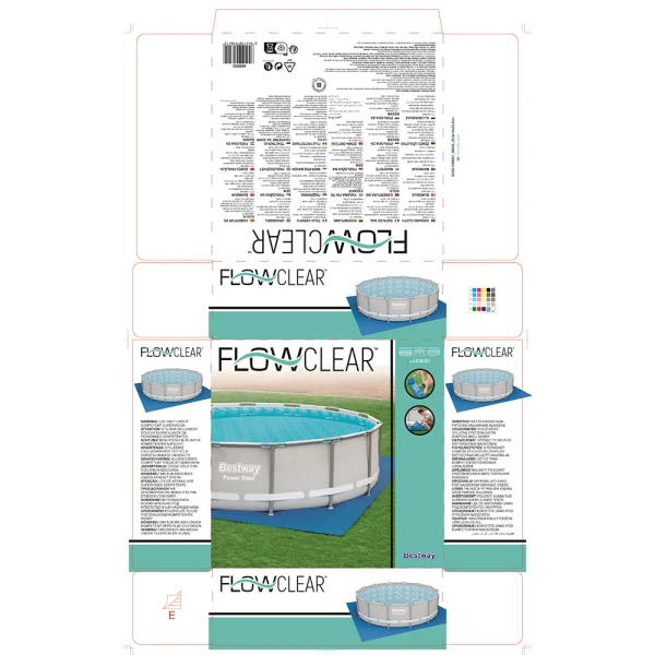 BESTWAY FLOWCLEAR GROUND CLOTH 488X488 cm