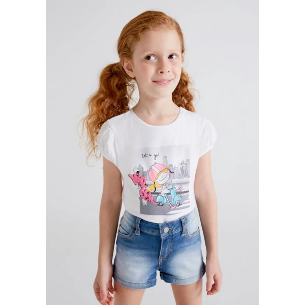 MAYORAL SHORT SLEEVES BLOUSE WHITE