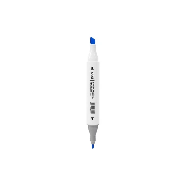 DELI DOUBLE-TIP ALCOHOL-BASED DESIGN MARKERS IN PLASTIC CASE 80 COLORS
