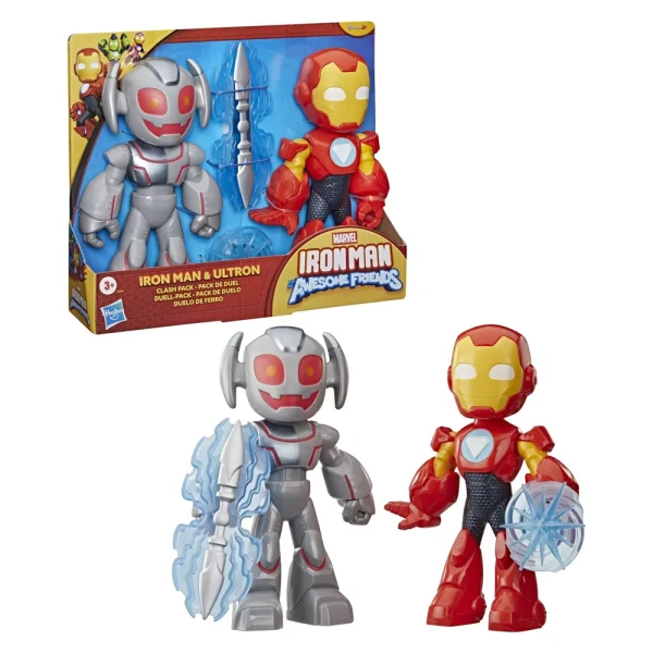 MARVEL IRON MAN AND HIS AWESOME FRIENDS ΣΕΤ ΦΙΓΟΥΡΕΣ - IRON MAN & ULTRON