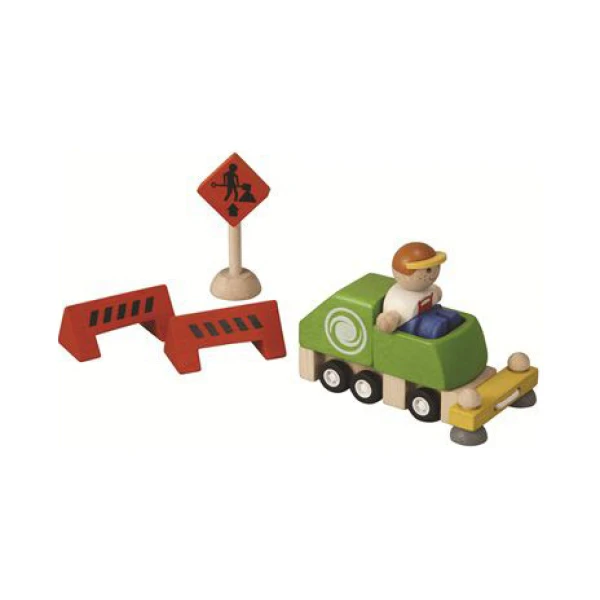 ΞΥΛΙΝΟ ΠΑΙΧΝΙΔΙ PLAN TOYS  STREET CLEANER SET