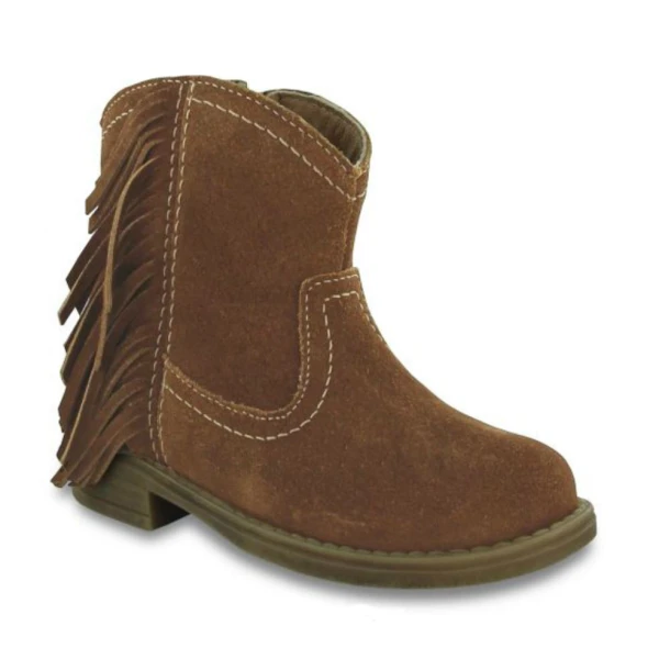 MAYORAL BOOTS LEATHER WITH FRILLS