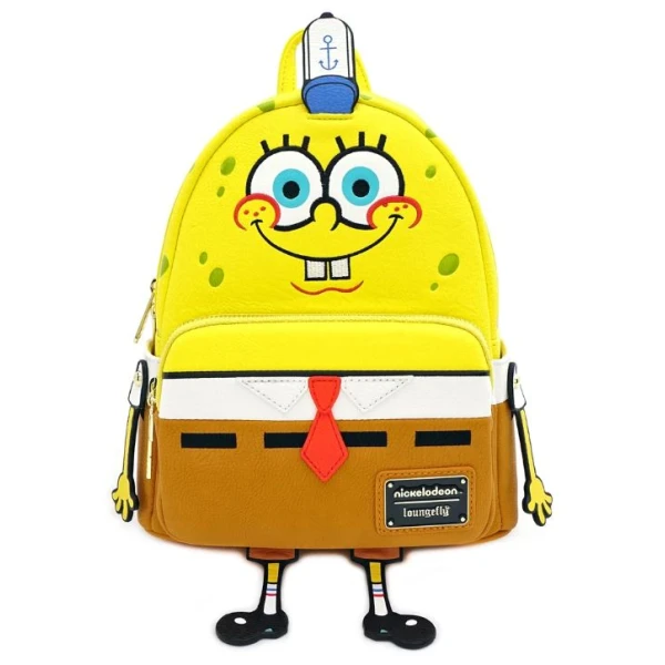 LOUNGEFLY SPONGEBOB 20TH ANNIVERSARY MINI BACKPACK (NICBK0001)