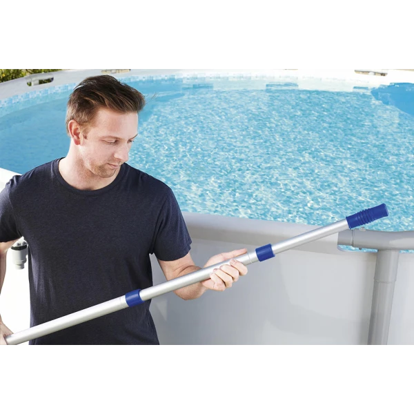 BESTWAY FLOWCLEAR ΤΗΛΕΣΚΟΠΙΚΟ ΚΟΝΤΑΡΙ ΑΛΟΥΜΙΝΙΟΥ 360 cm