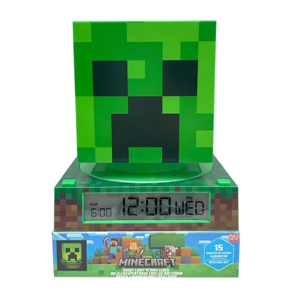 ΦΩΤΙΣΤΙΚΟ 3D ΜΕ ΞΥΠΝΗΤΗΡΙ ΚΑΙ ΗΜΕΡΟΜΗΝΙΑ MINECRAFT
