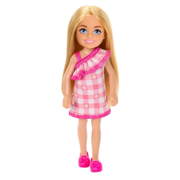 BARBIE CLUB DOLL CHELSEA & FRIENDS - CHECKED DRESS