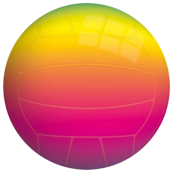 PLASTIC VOLLEY BALL 220 mm RAINBOW