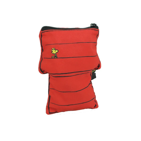 BACK ME UP TRIANGULAR PENCIL CASE PEANUTS SNOOPY RED