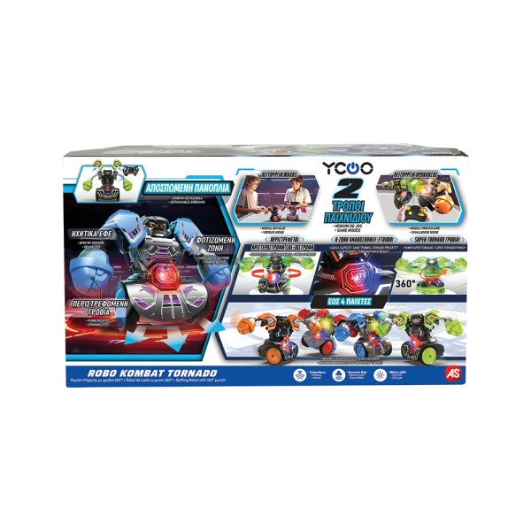 SILVERLIT YCOO ROBO KOMBAT REMOTE CONTROL BATTLING ROBOT TRAINING PACK FOR AGES 5+