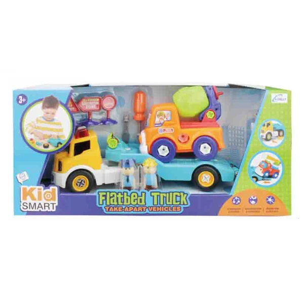 ASSEMBLING TRUCK WITH 1 VEHICLE, SOUNDS, AND LIGHTS