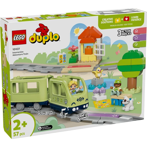 LEGO® DUPLO® TOWN ΔΙΑΔΡΑΣΤΙΚΟ ΤΡΕΝΟ ΓΙΑ ΠΕΡΙΠΕΤΕΙΕΣ