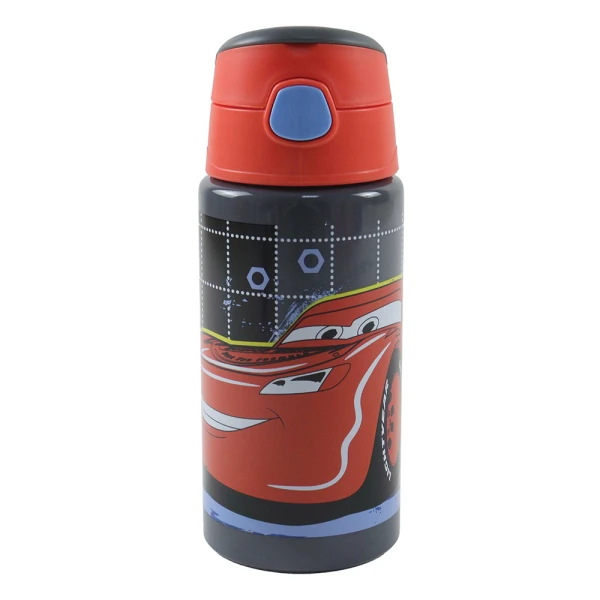 ALUMINUM FLIP WATER BOTTLE 500ml CARS