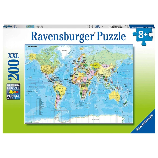 RAVENSBURGER PUZZLE 200XXL pcs WORLD MAP