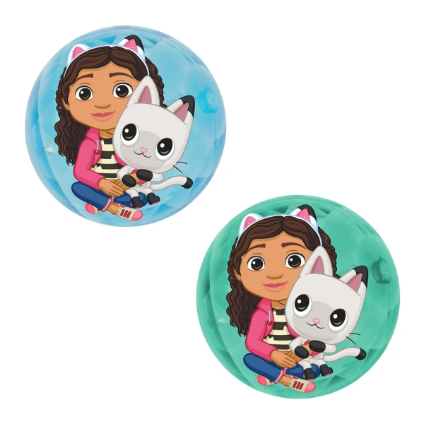 LIGHT UP BALL 100mm GABBY\'S DOLLHOUSE - 2 DESIGNS