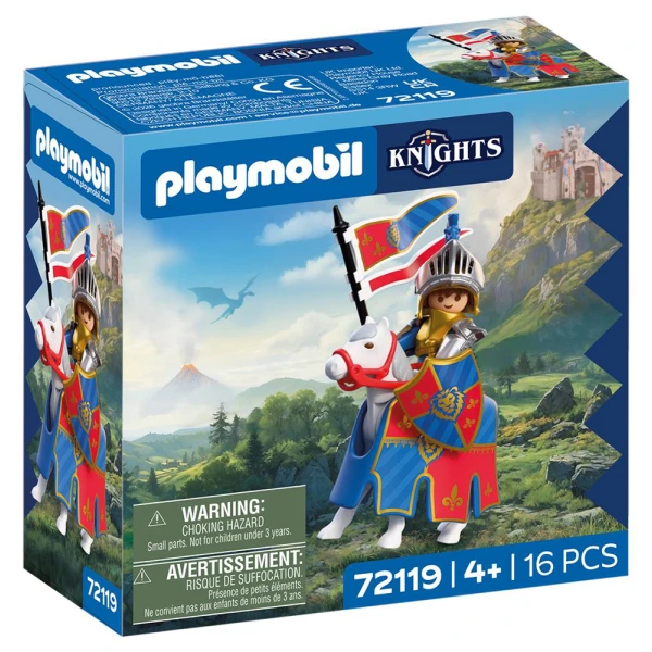 PLAYMOBIL KNIGHTS LION KNIGHT LEADER WITH HORSE