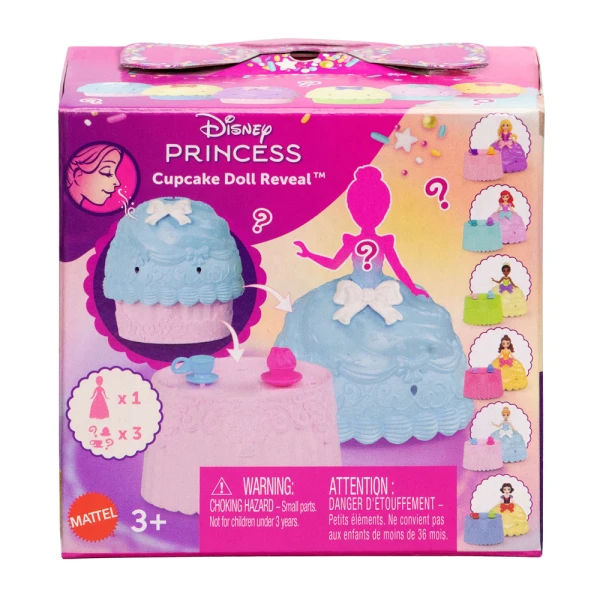 DISNEY PRINCESS ΜΙΝΙ ΚΟΥΚΛΕΣ - CUPCAKE ΕΚΠΛΗΞΗ