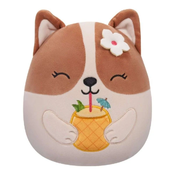SQUISHMALLOWS PLUSH 13 cm W11 - REGINA THE BROWN & WHITE CORGI