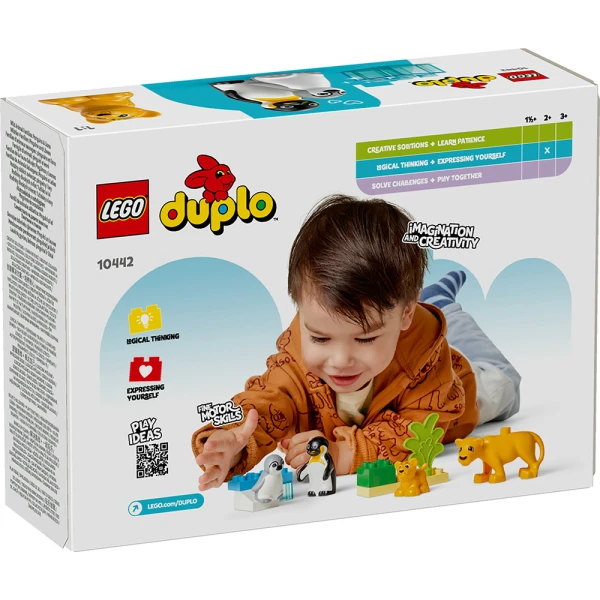 LEGO® DUPLO® WILD ANIMAL FAMILIES: PENGUINS & LIONS