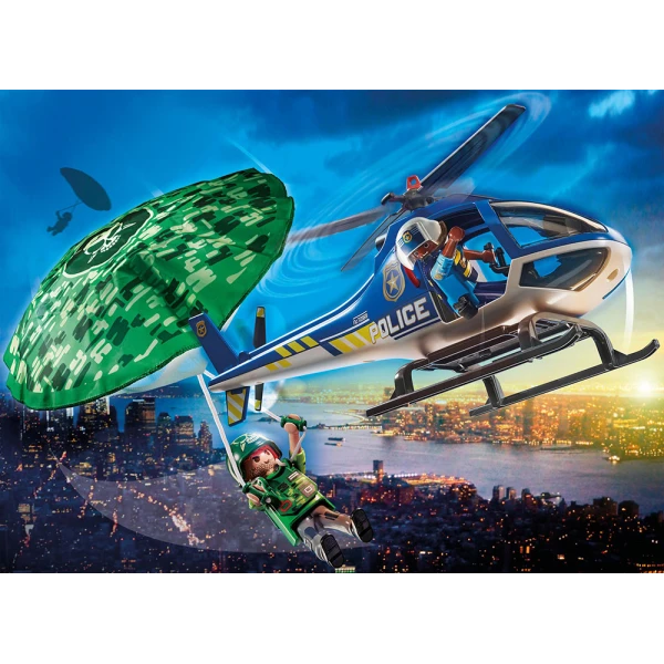 PLAYMOBIL CITY ACTION POLICE PARACHUTE SEARCH