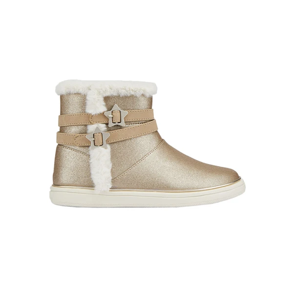 MAYORAL BOOTS FUR DETAIL GOLD