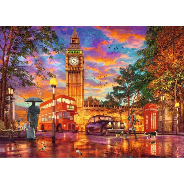 RAVENSBURGER PUZZLE 1000 pcs SUNSET AT LONDON