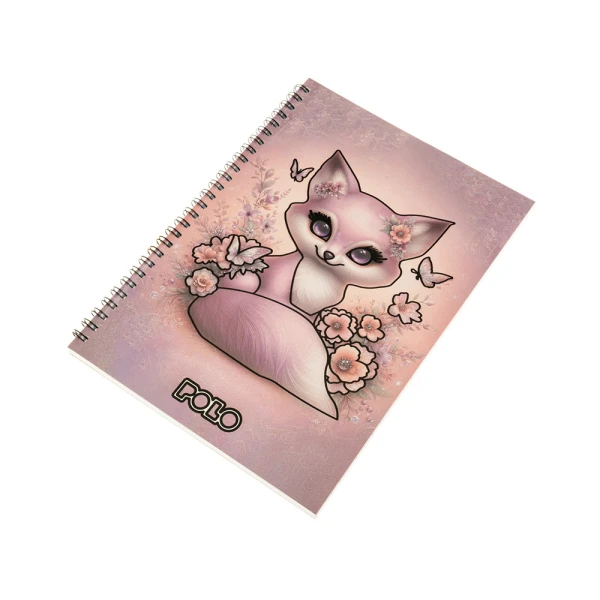 POLO 2026 ΤΕΤΡΑΔΙΟ ΣΠΙΡΑΛ DESIGN A4 2 ΘΕΜΑΤΑ CUTE FOX