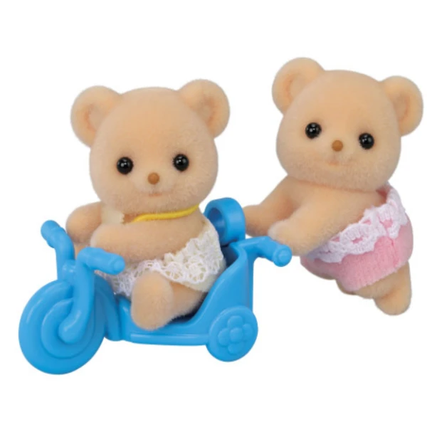 THE SYLVANIAN FAMILIES BISCUIT BEAR TWINS