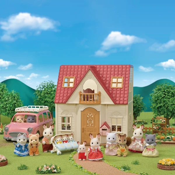 THE SYLVANIAN FAMILIES RED ROOF COSY COTTAGE