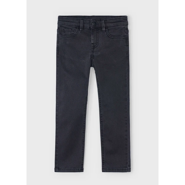 MAYORAL TROUSERS DENIM SLIM FIT BASIC BLACK 