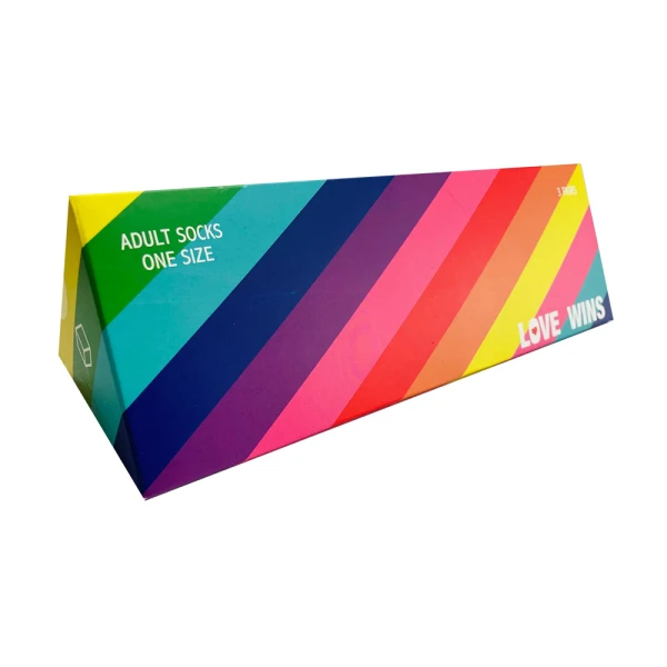 BOXT SOCKS UNISEX SOCKS Νο 39-44 RAINBOW LOVE WINS