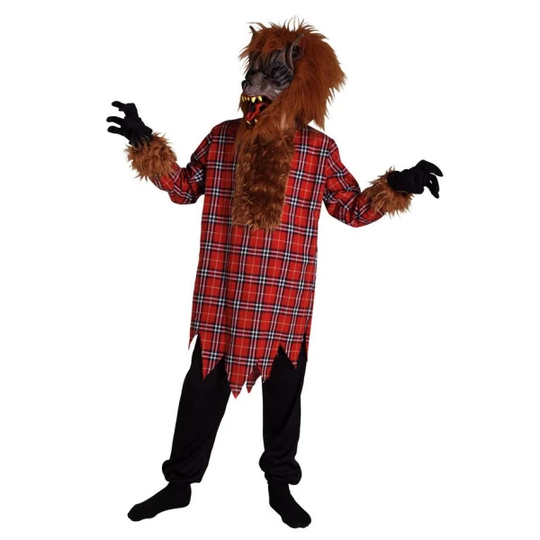 CARNIVAL COSTUME WEREWOLF WITH MASK