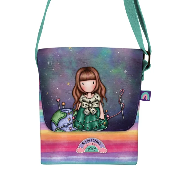 GORJUSS SANTORO SHOULDER BAG BE KIND TO OUR PLANET