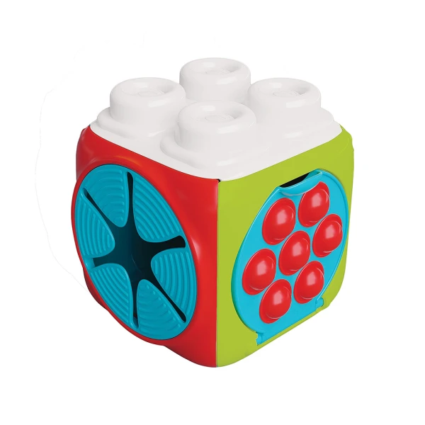 SOFT CLEMMY SENSORY ACTIVITY CUBE SOFT PREMIUM BLOCKS 4 pcs FOR 6-36 MONTHS