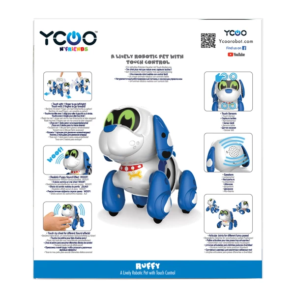 SILVERLIT ΗΛΕΚΤΡΟΝΙΚΟ ROBOT RUFFY ΣΚΥΛΑΚΙ